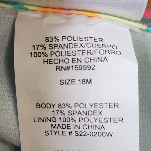 Shelloha - Toddler Girl Cherry Print 2Pc Swimsuit. Size 18 Months NWOT - Picture 11 of 11